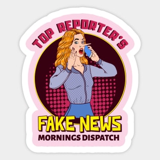 Fake News Mornings Dispatch Sticker